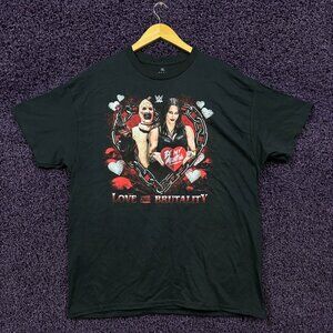 WWE Rhea Ripley x Terrifier Be My Valentine Rare T-Shirt Size Extra Large